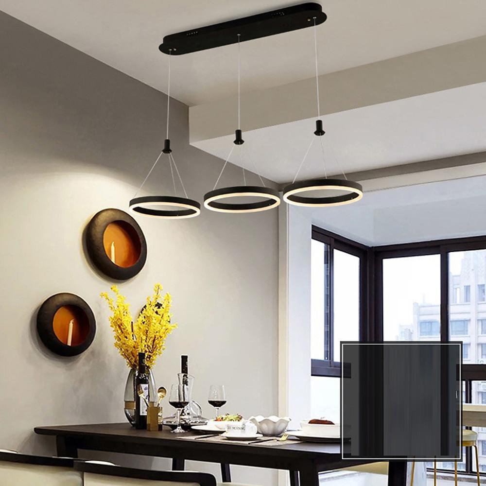 3-ring Dimmable LED Modern Chandeliers Pendant Light Hanging Lamp - Lamp Outdoor