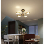 Circular 8-light Design LED Nordic Flush Mount Ceiling Light Chandeliers - Lamp Outdoor