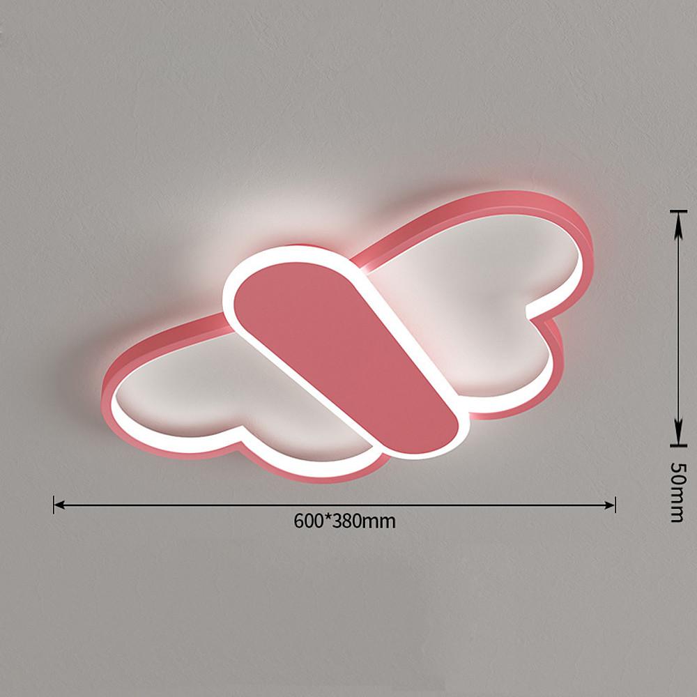 Cartoon Butterflies Shaped LED Dimmable with Remote Modern Ceiling Lights - Lamp Outdoor