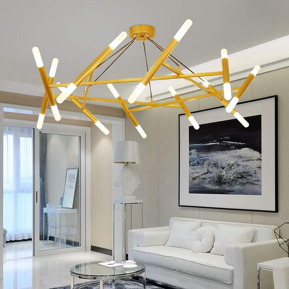 Creative Metal Design 16-Lights LED Industrial Chandeliers Hanging Lamp - Lamp Outdoor