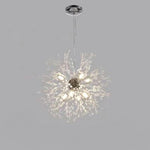 Innovative Modern Globe Design dandelion Chandelier Crystal Metal Ceiling Light - Lamp Outdoor
