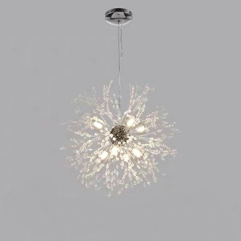 Innovative Modern Globe Design dandelion Chandelier Crystal Metal Ceiling Light - Lamp Outdoor
