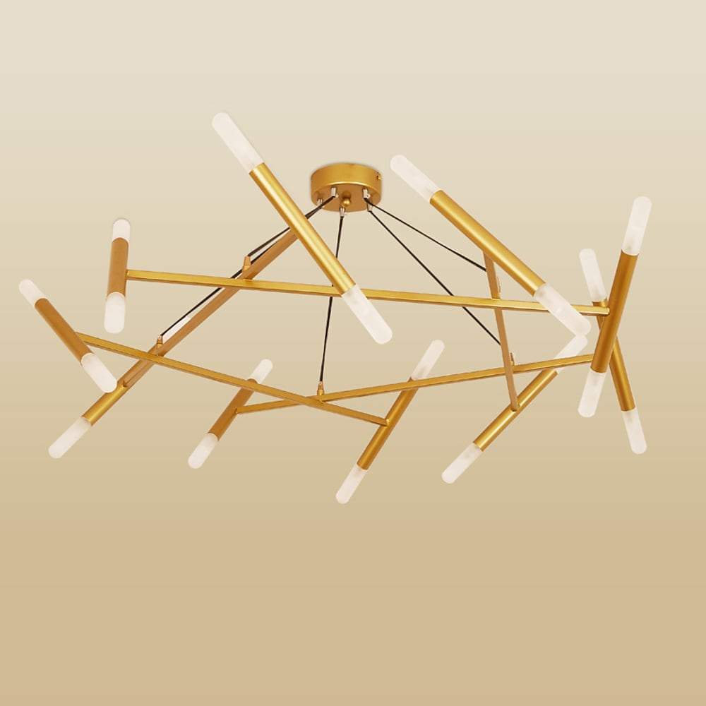 Creative Metal Design 16-Lights LED Industrial Chandeliers Hanging Lamp - Lamp Outdoor