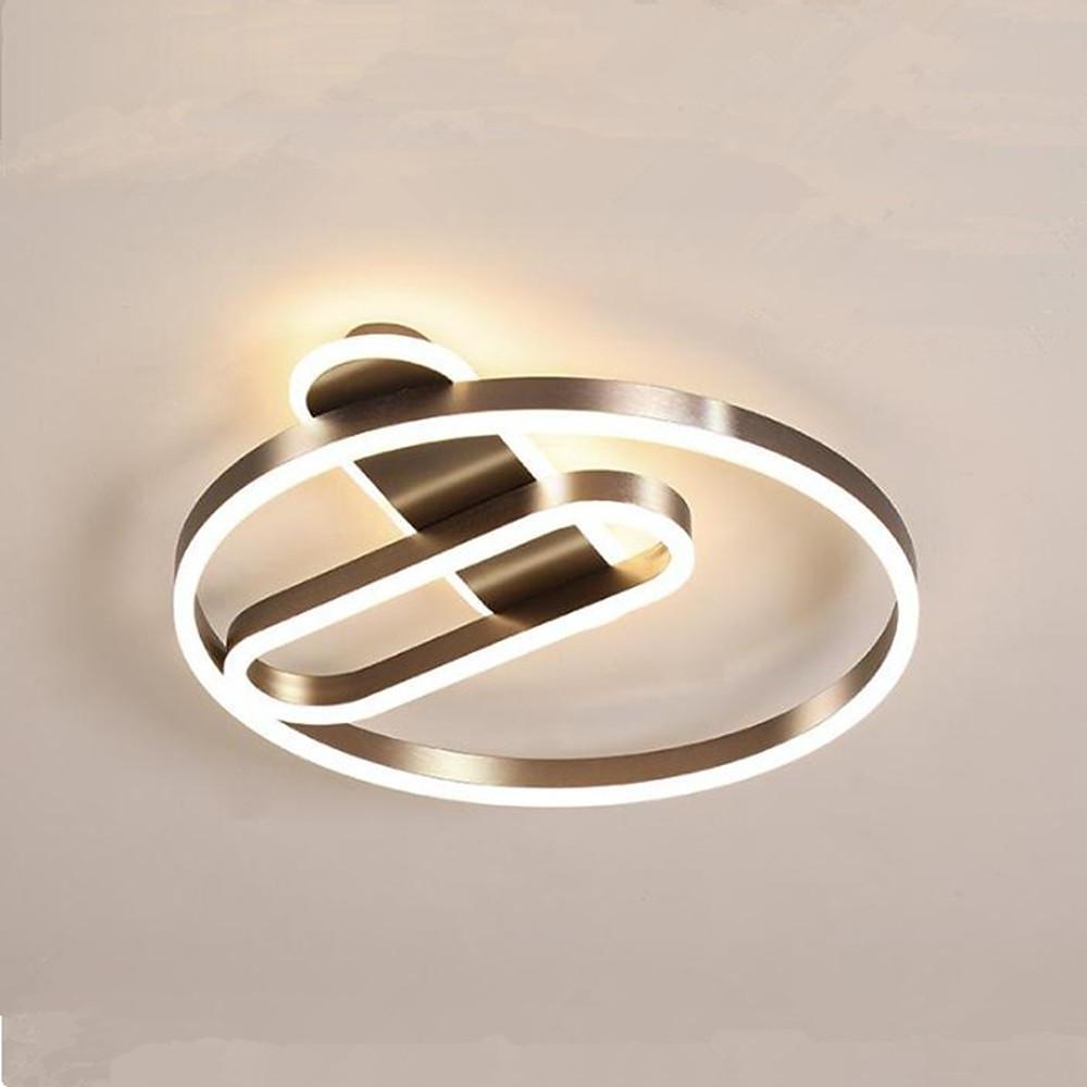 Geometric Circle LED Modern Flush Mount Lighting Ceiling Lights Hanging Light - Lamp Outdoor