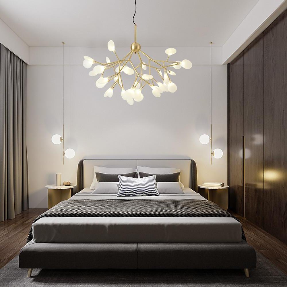 45 Lights Creative Copper Glass Design LED Modern Sputnik Chandelier - Lamp Outdoor