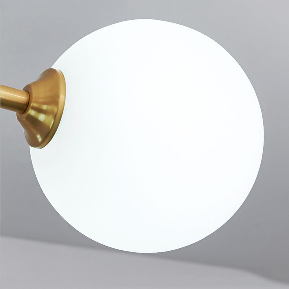 6-light Sputnik LED Electroplated Glass Gold Modern Chandeliers Ceiling Lights - Lamp Outdoor