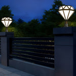 Unique Diamond-shaped LED Post Lights Outdoor Lights Waterproof Fence Post Lights - Lamp Outdoor