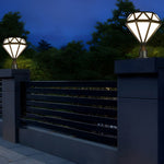 Unique Diamond - shaped LED Post Lights Outdoor Lights Waterproof Fence Post Lights