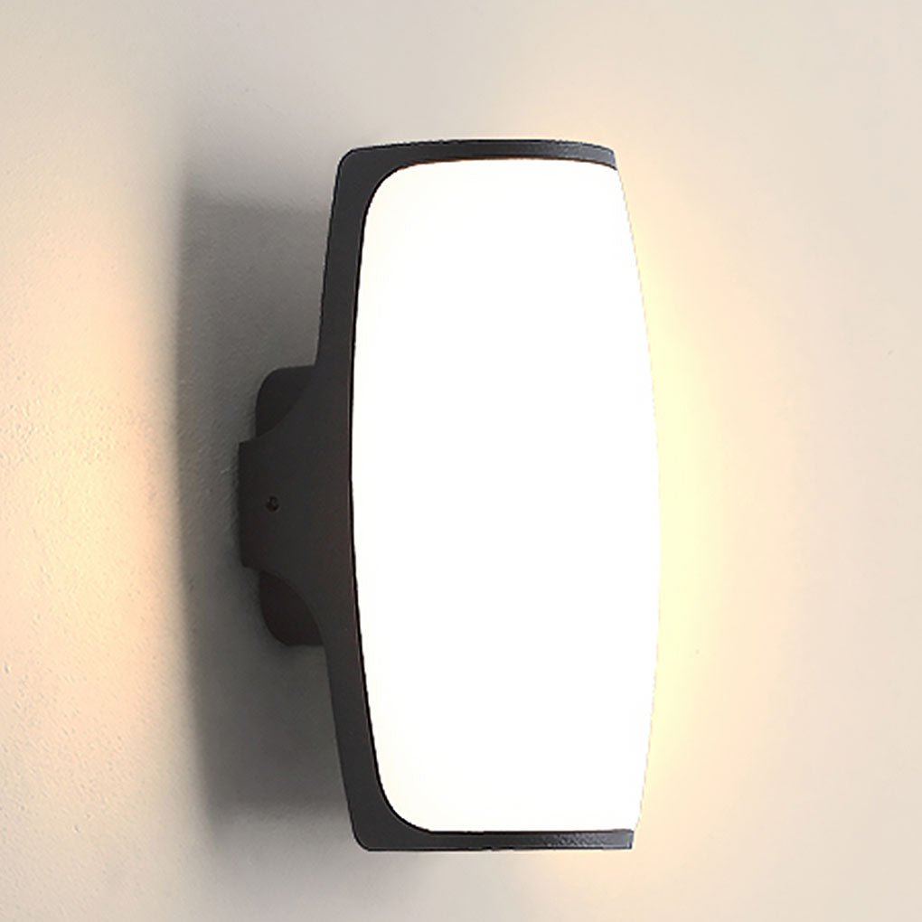 Unique Double - layer Lampshade Waterproof Outdoor LED Wall Lamp for Villa Courtyard Balcony