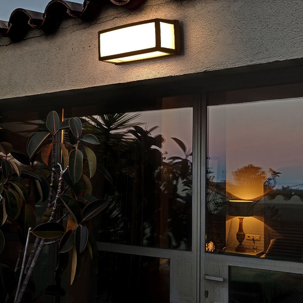 Unique Double - layer Lampshade Waterproof Outdoor LED Wall Lamp for Villa Courtyard Balcony