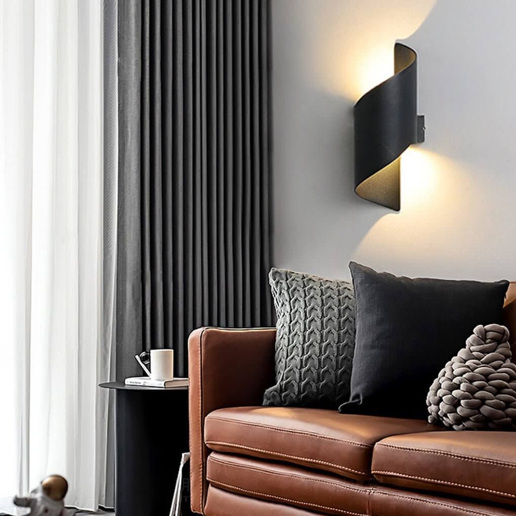 Unique Spiral Design LED Waterproof Two-way Luminous Wall Light for Aisle Balcony - Lamp Outdoor