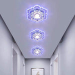 Floral Ornate LED Flush Mount Ceiling Light for Baby Kids - Lamp Outdoor