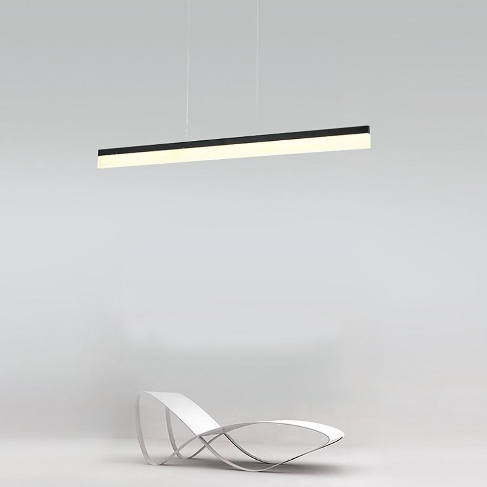 Modern Aluminum Acrylic Pendant Lights Elongated Linear Ceiling Lights - Lamp Outdoor
