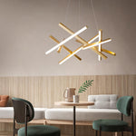 Amber Modern LED Metal Sputnik Chandelier - Lamp Outdoor