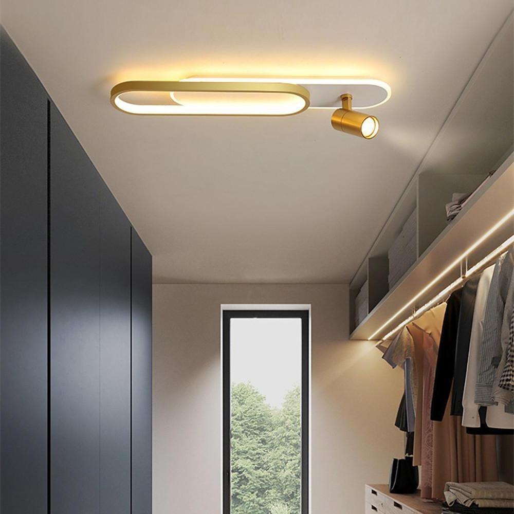 Spotlight Rectangles Metal Modernist Style Design Flush Mount Lighting LED Ceiling Light - Lamp Outdoor