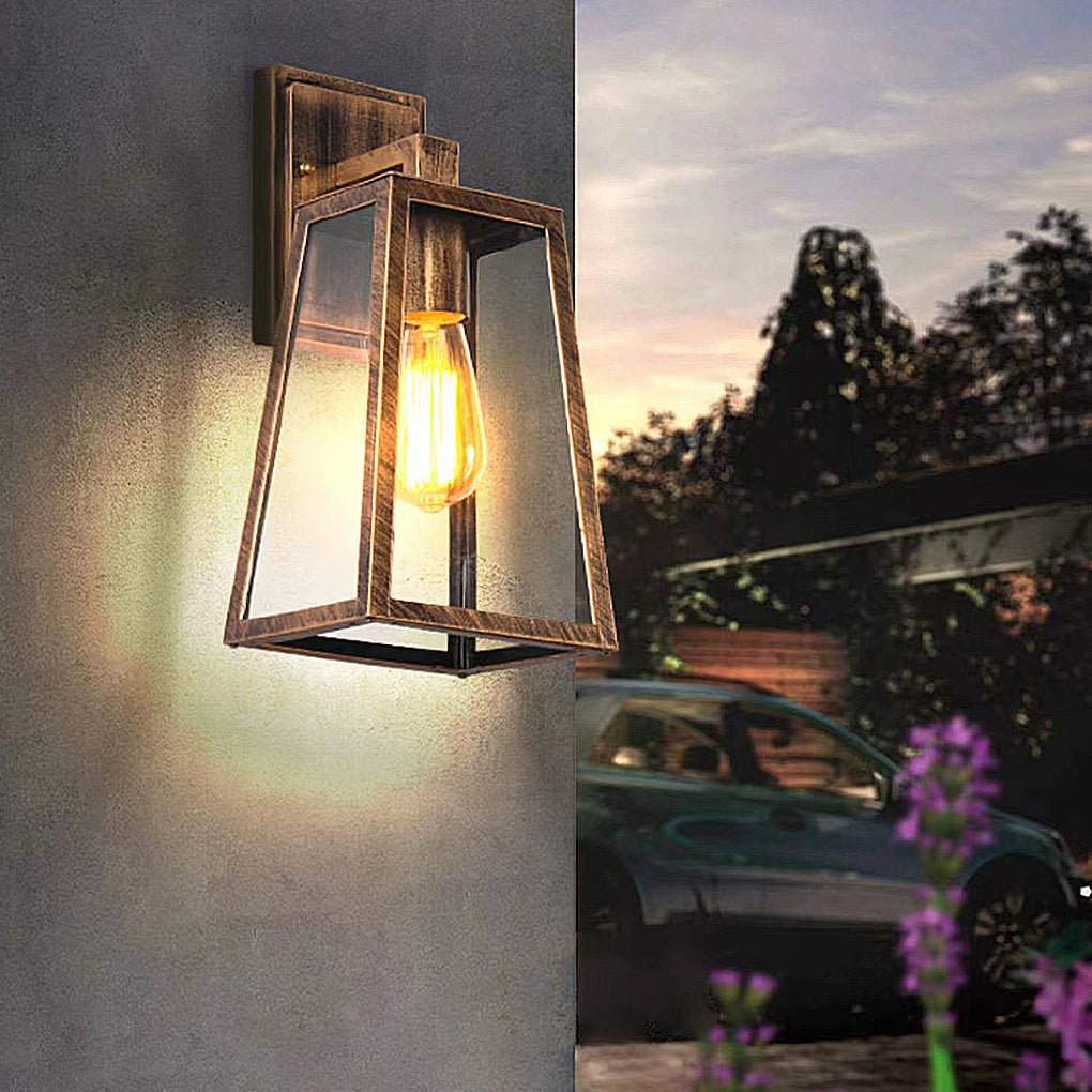 Vintage Industrial Style Glass Sconce Waterproof Outdoor Wall Lights Wall Lamp - Lamp Outdoor