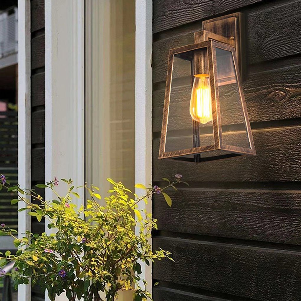Vintage Industrial Style Glass Sconce Waterproof Outdoor Wall Lights Wall Lamp - Lamp Outdoor