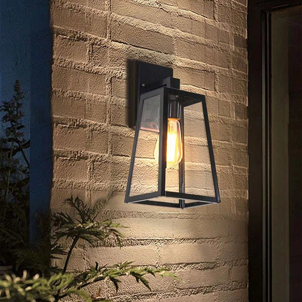 Vintage Industrial Style Glass Sconce Waterproof Outdoor Wall Lights Wall Lamp - Lamp Outdoor