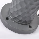 Vintage LED Outdoor Post Lights with Aluminum Body & Dome-Shaped Lampshade - Lamp Outdoor