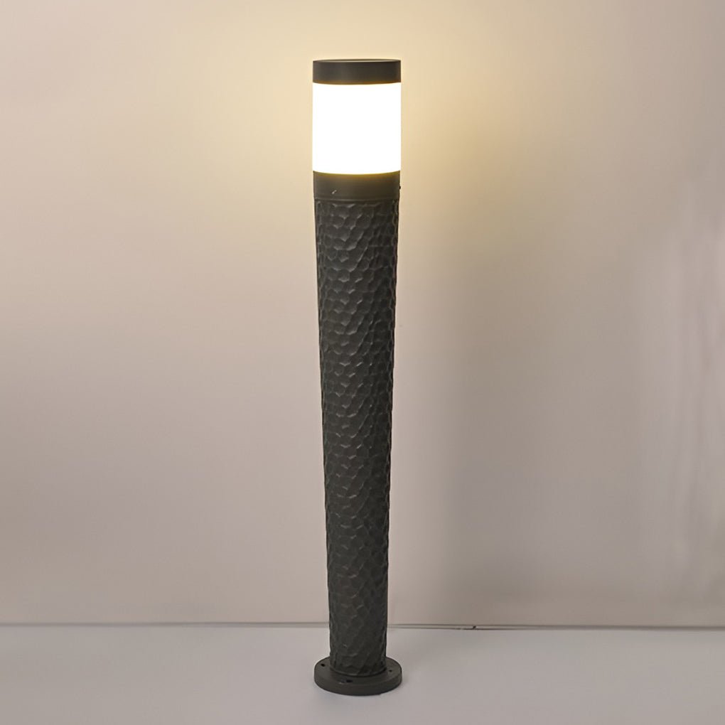 Vintage LED Outdoor Post Lights with Aluminum Body & Dome-Shaped Lampshade - Lamp Outdoor