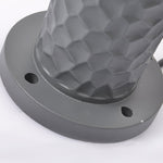 Vintage LED Outdoor Post Lights with Aluminum Body & Dome - Shaped Lampshade