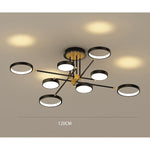 Circular 8-light Design LED Nordic Flush Mount Ceiling Light Chandeliers - Lamp Outdoor