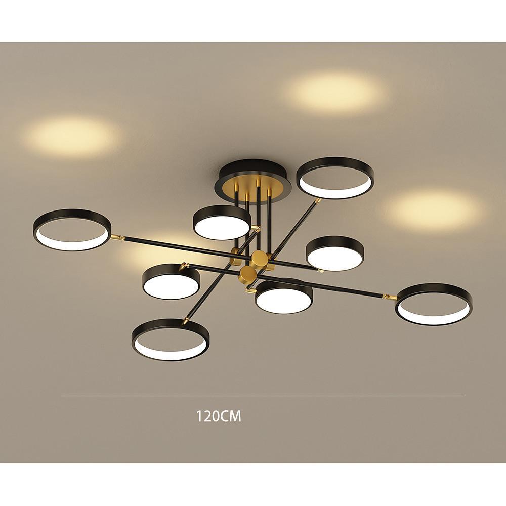 Circular 8-light Design LED Nordic Flush Mount Ceiling Light Chandeliers - Lamp Outdoor