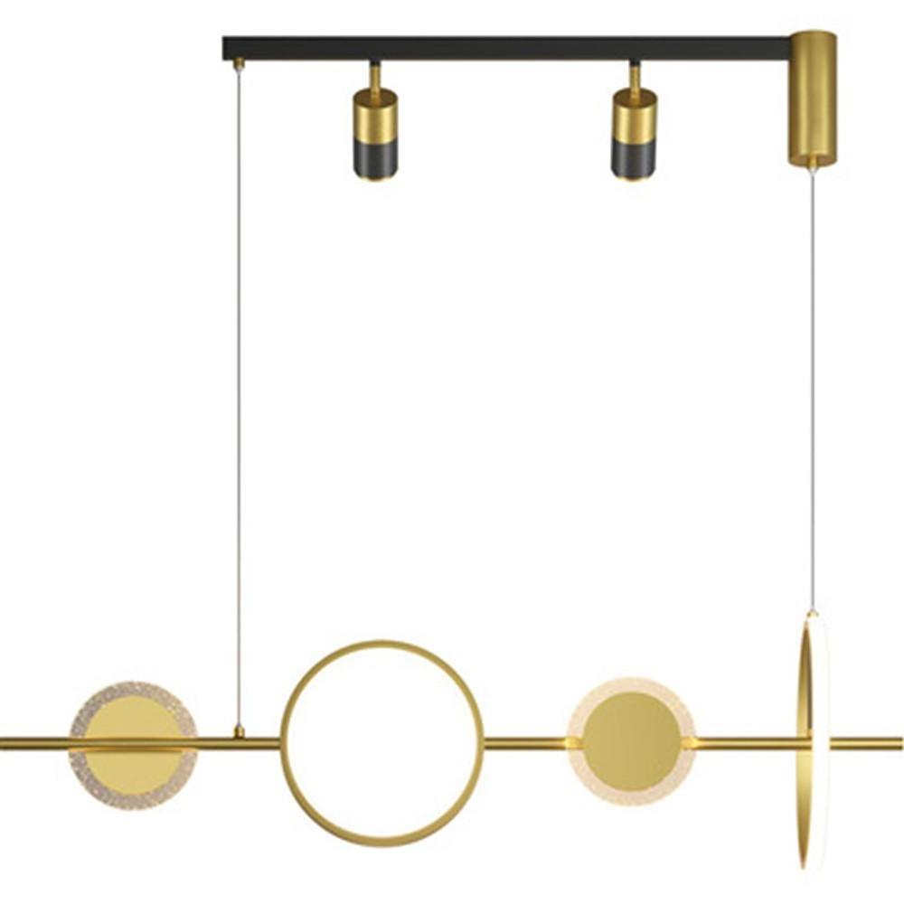 Artistic Circles Linear LED Modern Chandeliers Kitchen Pendant Lighting - Lamp Outdoor