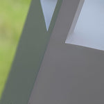 Black Aluminum Garden LED 7W 4 - Beam Landscape Bollard Lights