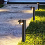 Flexi-Glow Dual-Head Rotatable Outdoor Lawn Light for Modern Landscapes - Lamp Outdoor