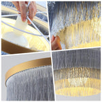 Gradated Drum Shade Chandeliers LED Contemporary Chandeliers - Lamp Outdoor