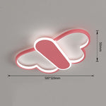 Cartoon Butterflies Shaped LED Dimmable with Remote Modern Ceiling Lights - Lamp Outdoor