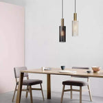 Cylinder Hanging Pendant Lights Metal Modern LED Ceiling Lights - Lamp Outdoor