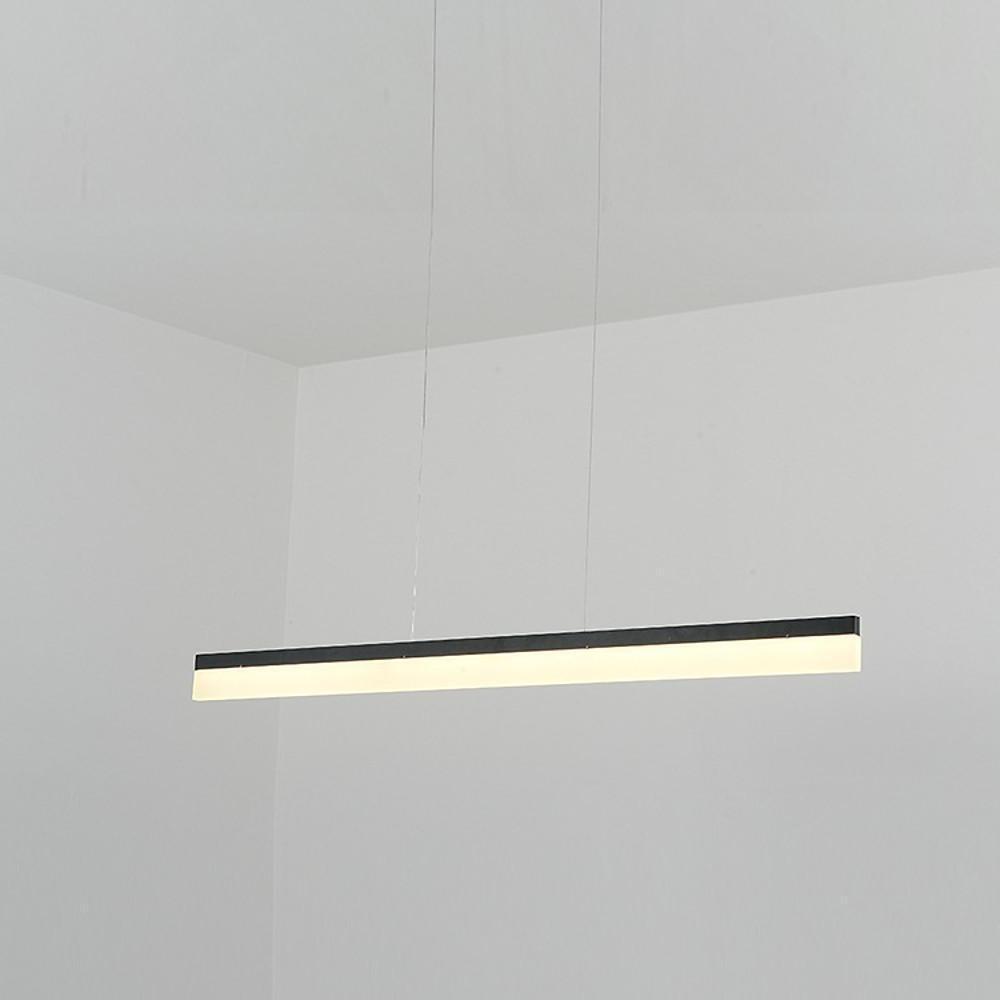 Modern Aluminum Acrylic Pendant Lights Elongated Linear Ceiling Lights - Lamp Outdoor