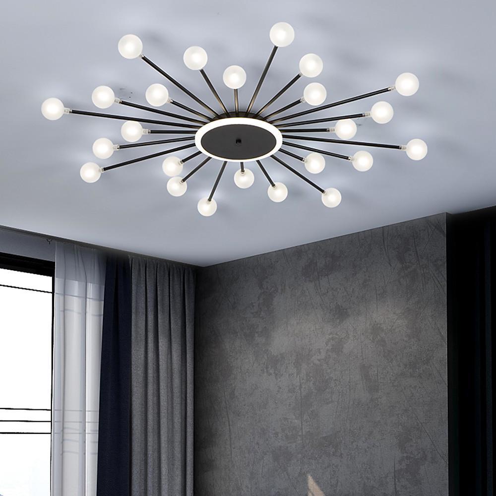 24 Lights LED Glass Metal Nordic Hanging Ceiling Lights Pendant Lights - Lamp Outdoor