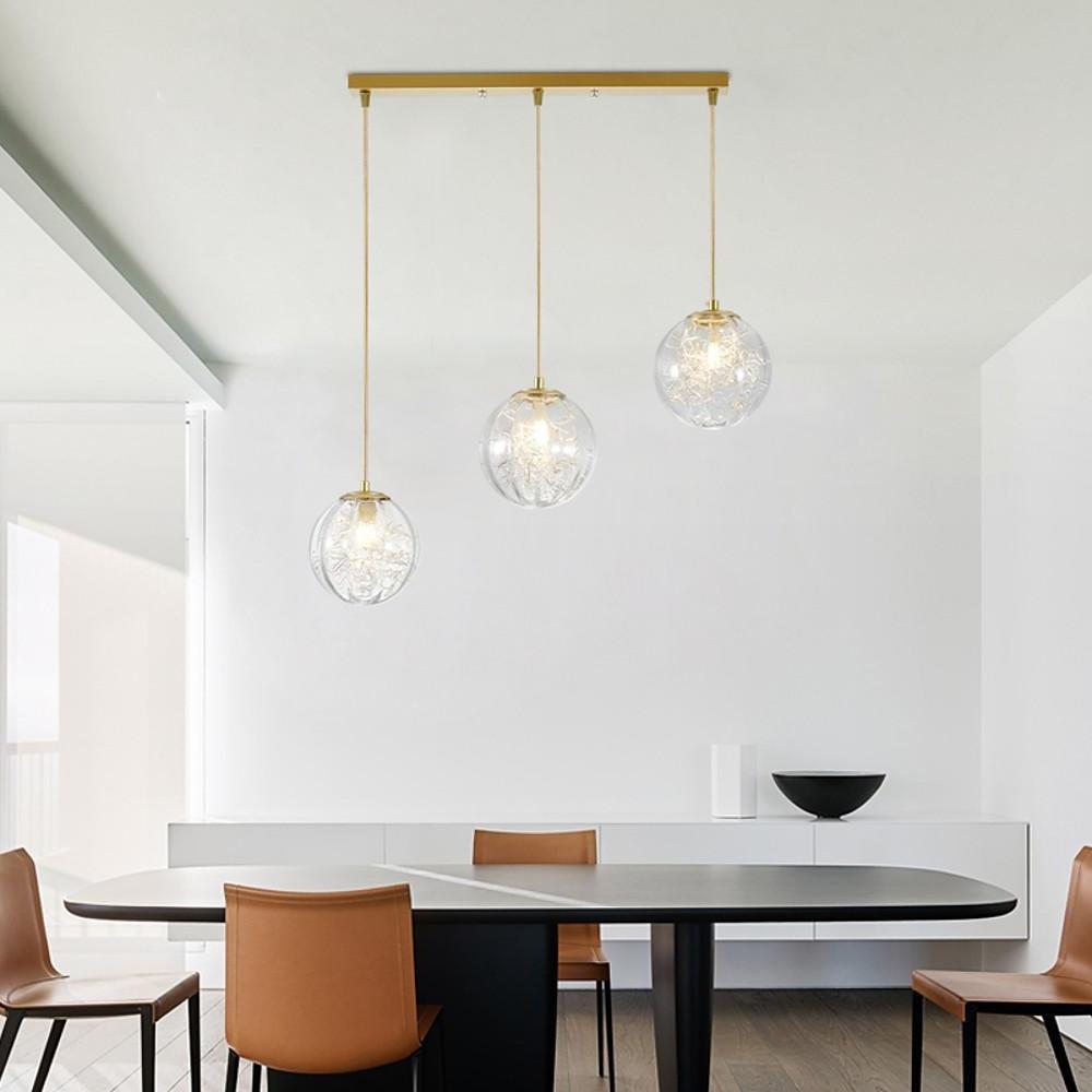 Nordic Artistic Glass Pendant Lighting Globe Pendant Lighting - Lamp Outdoor