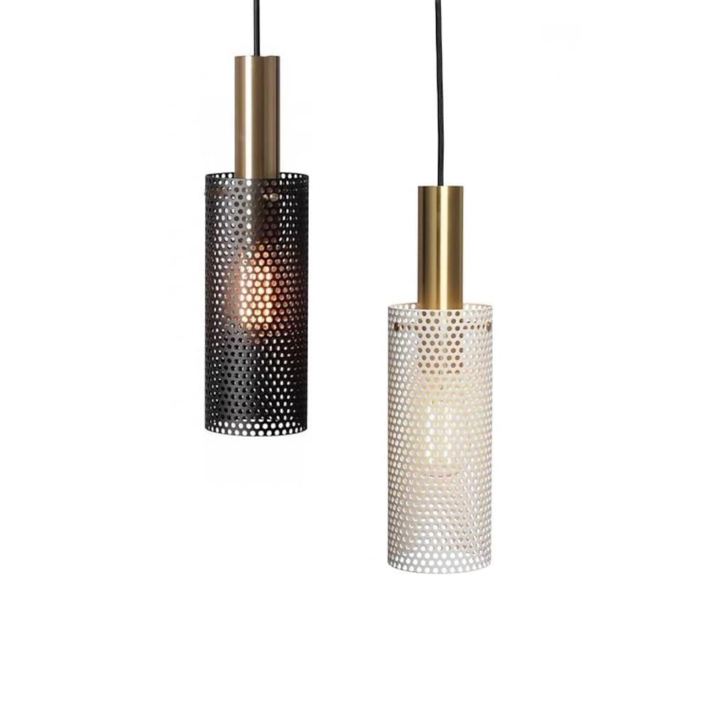 Cylinder Hanging Pendant Lights Metal Modern LED Ceiling Lights - Lamp Outdoor