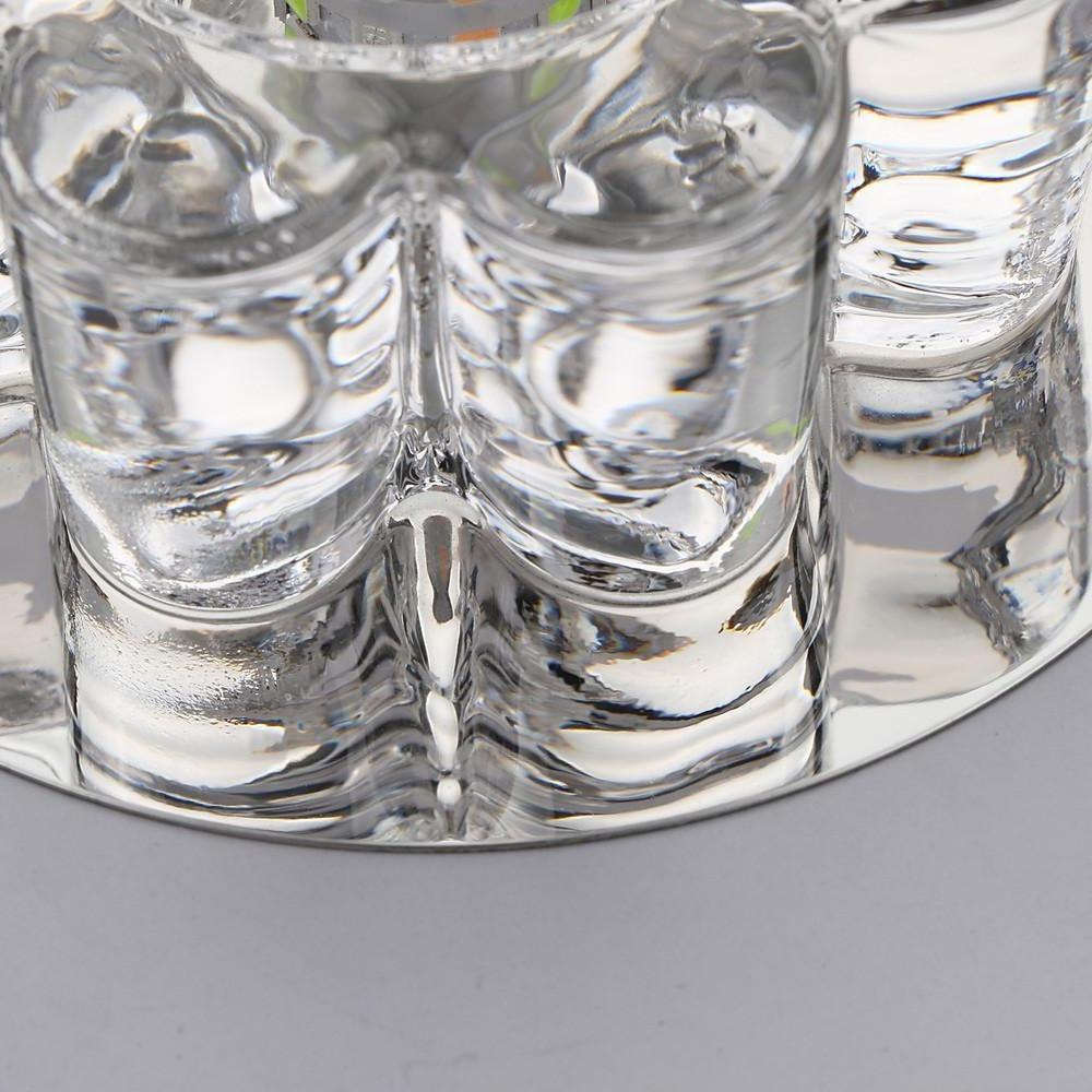 Electroplated Metal Crystal Flower Multi Color LED Modern Ceiling Light - Lamp Outdoor