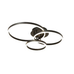 Modern 3 Circle Gold Flush Mount Light Ceiling Light 3 Lights - Lamp Outdoor