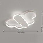 Cartoon Butterflies Shaped LED Dimmable with Remote Modern Ceiling Lights - Lamp Outdoor