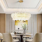 Shell Chandeliers Glass Acrylic LED Kitchen Dining Room Lighting Ceiling Light - Lamp Outdoor