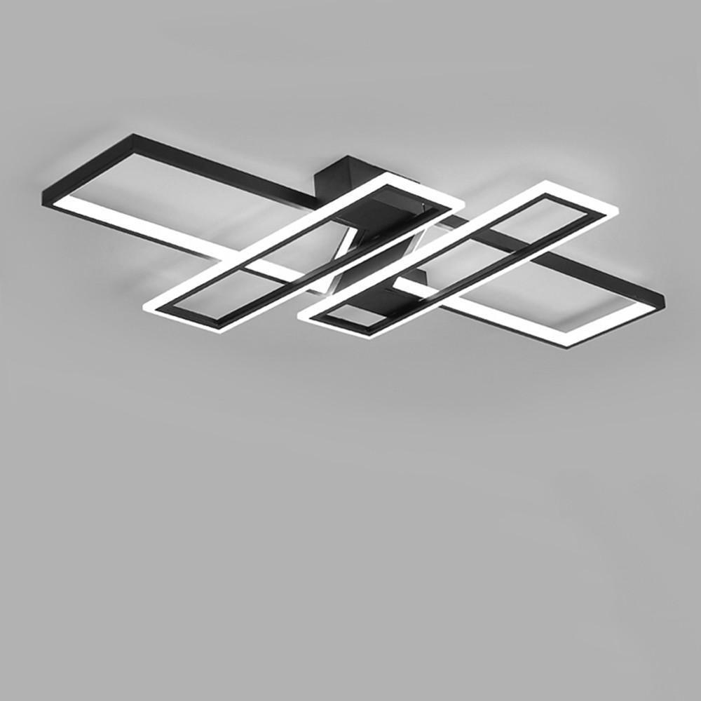 4 Rectangle LED Modern Ceiling Lights Flush Mount Lighting Ceiling Lamp - Lamp Outdoor