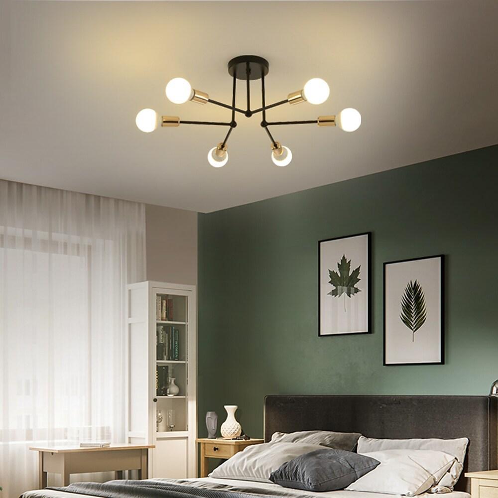 6 Lights LED Modern Ceiling Lights Flush Mount Lighting Hanging Ceiling Lights - Lamp Outdoor
