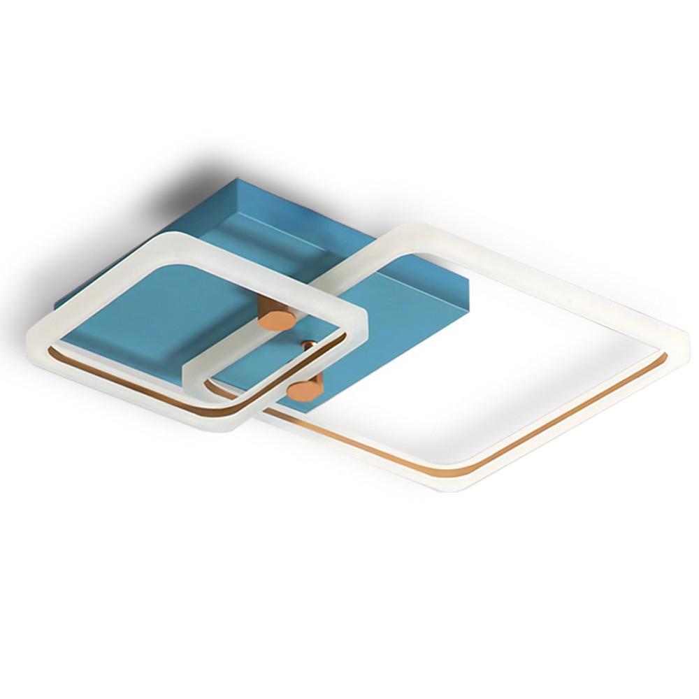 Squares Artistic Dimmable LED Modern Ceiling Lights Flush Mount Lighting - Lamp Outdoor